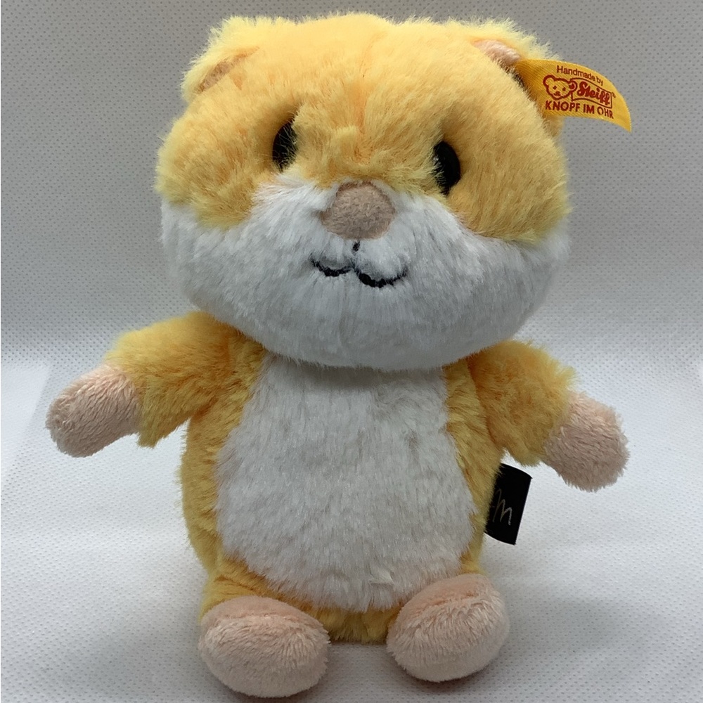 Steiff Happy Hamster Plush Stuffed Animal Very Rare HTF Lovey Mini 5” Toy Soft